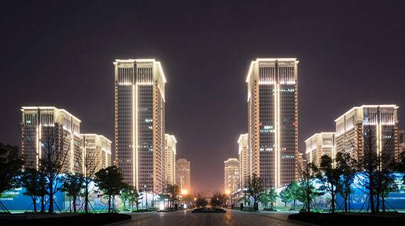 戶外樓體亮化打造城市夜景新貌