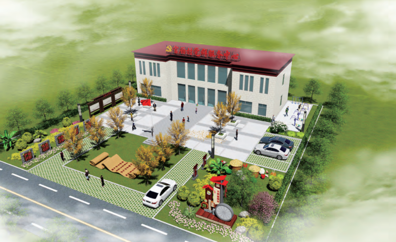 鄉(xiāng)村振興景觀設(shè)計：鄉(xiāng)村振興街道外立面出新設(shè)計 -蘇昌標識，行業(yè)經(jīng)驗15年，為400+企業(yè)或市政單位提供標識系統(tǒng)解決方案。