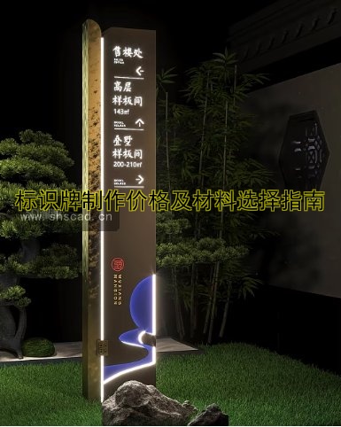 標(biāo)識牌制作價格及材料選擇指南